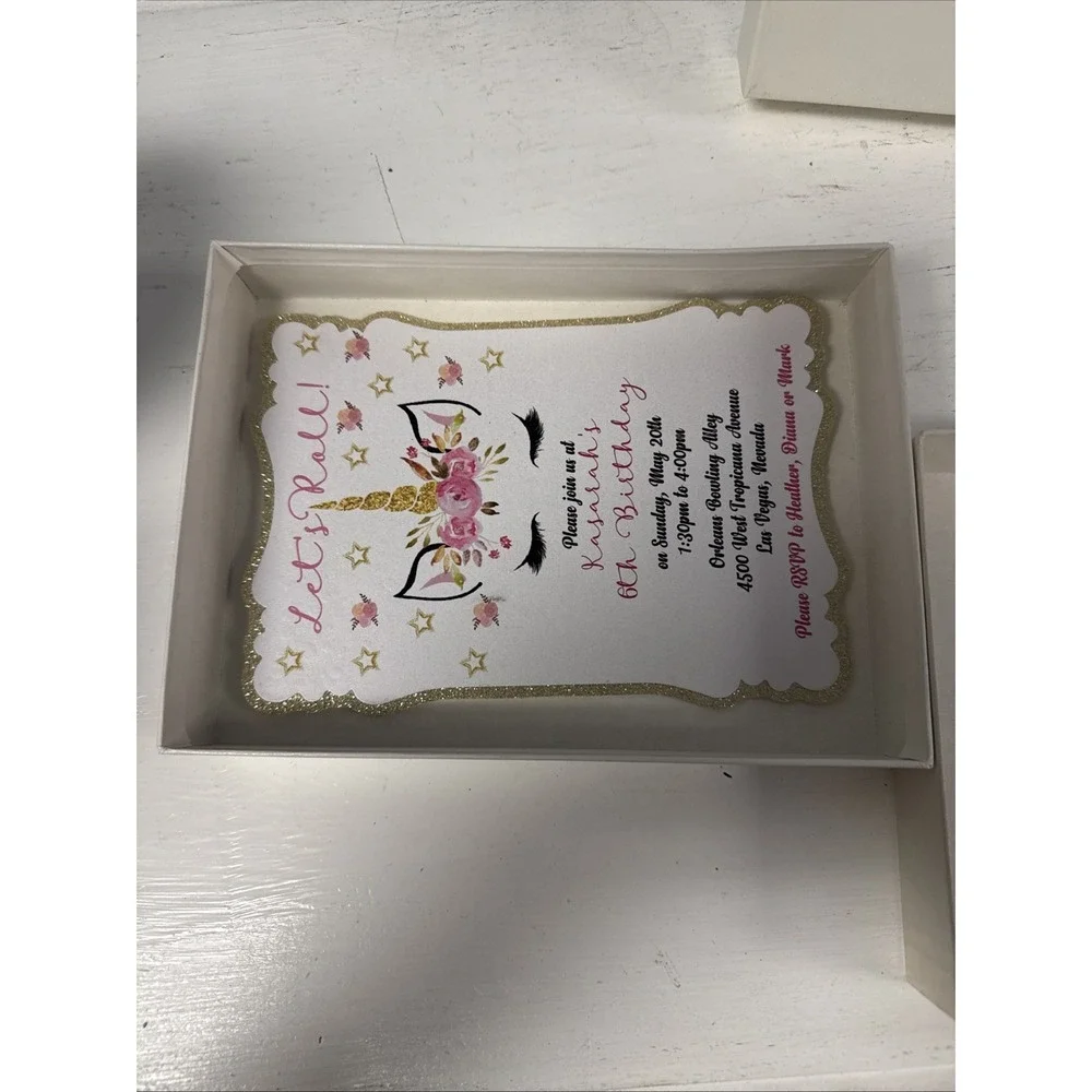 Lot Of 10 Invitation Presentation Empty Box. Storage Jewelry GIFT BOX 7.75